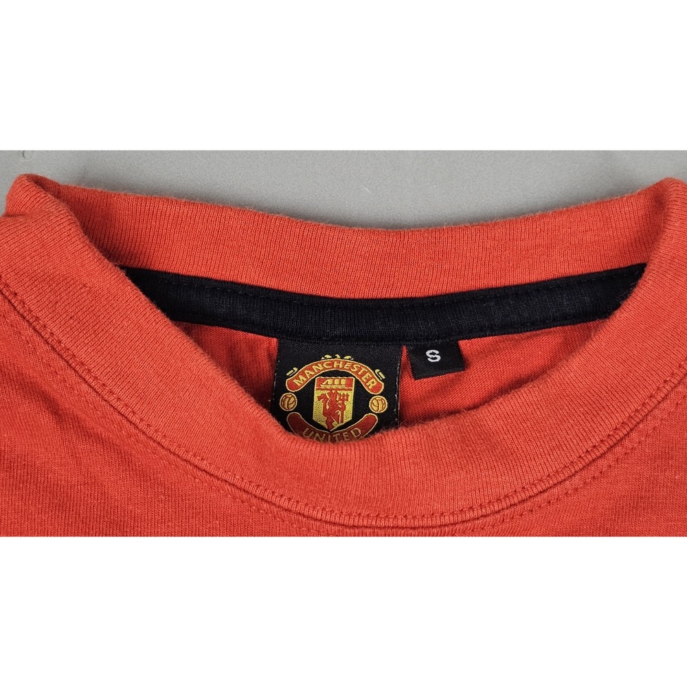 Manchester United FC T-Shirt Mens Small Red Y2k Premier‎ League Soccer MAN UTD - Picture 2 of 6